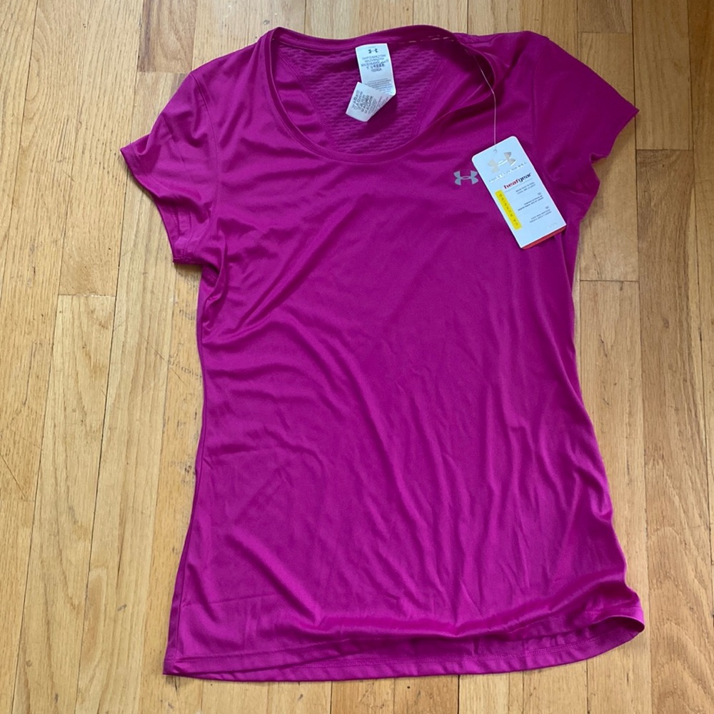 Under Armour Purple heat gear top